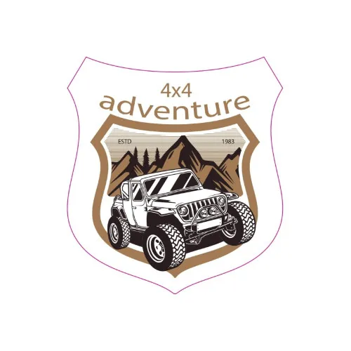Abtibild "ADVENTURE 4X4"Cod:TAG 007 / T2