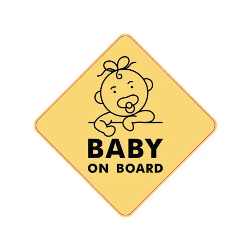 Abtibild "BABY ON BOARD" Cod: TAG 047 / T2