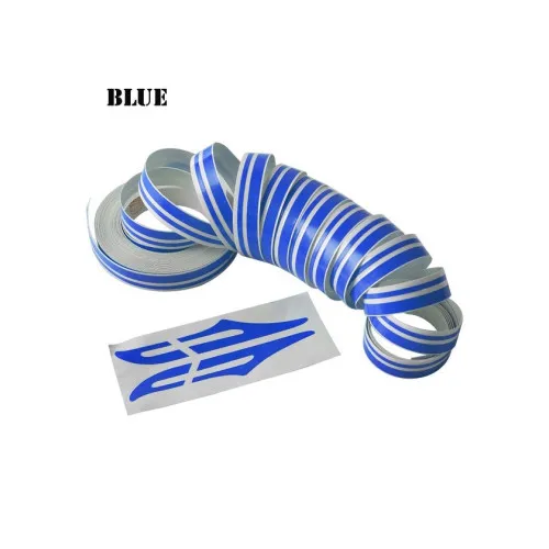 Abtibild decorativ 2 linii pentru caroserie 10mm x10metri — imaginea 5