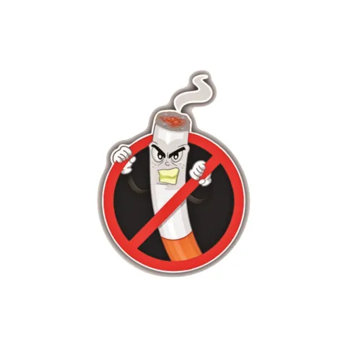 Abtibild No Smoking auto decorativ pentru exterior si interior