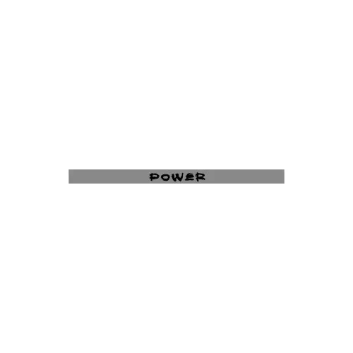Abtibild parasolar "Power" parbriz sau luneta diverse culori Cod: DZ-PRS-PW — imaginea 2