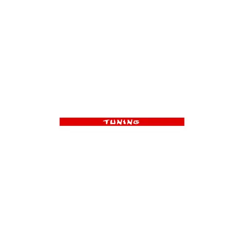 Abtibild parasolar "Tuning" parbriz sau luneta diverse culori Cod: DZ-PRS-TN — imaginea 4
