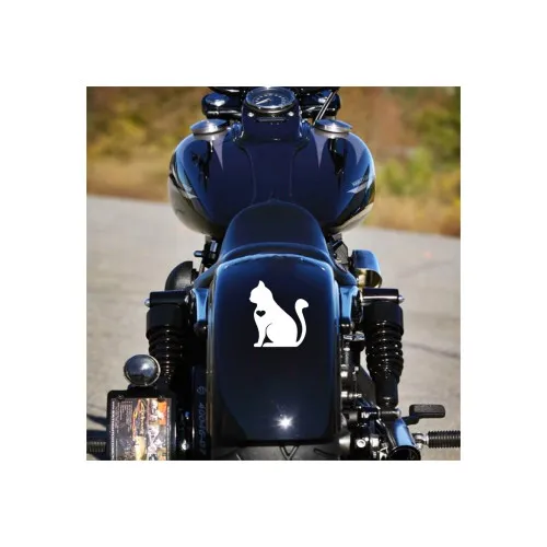 Abtibild Pisica auto decorativ 13x11cm — imaginea 4