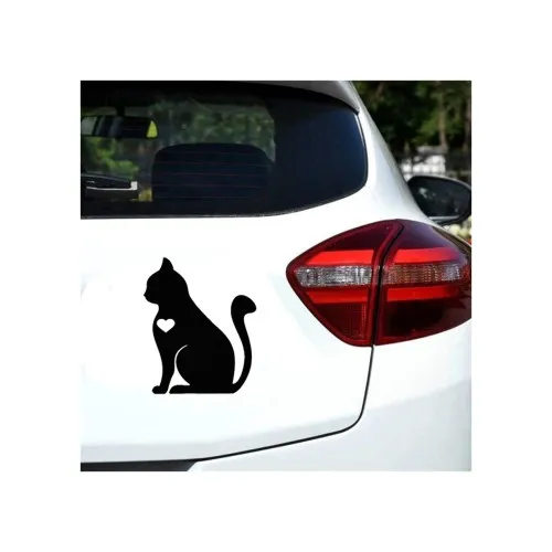 Abtibild Pisica auto decorativ 13x11cm — imaginea 6