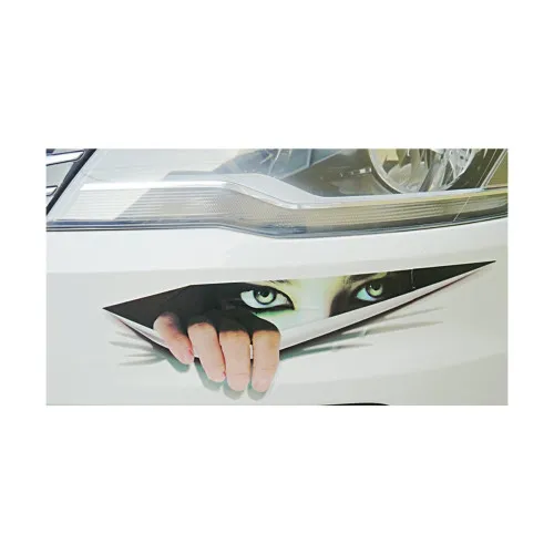 Abtibild Privire Fata auto decorativ — imaginea 3