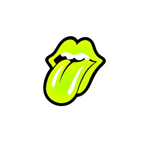 Abtibild Rolling Stones auto diverse culori decorativ pentru exterior si interior — imaginea 2