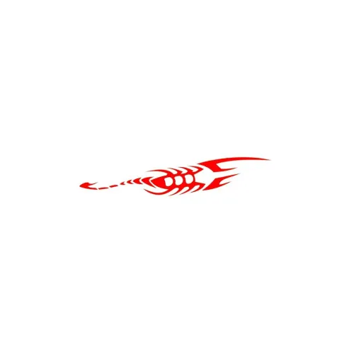 Abtibild Scorpion culoare rosu reflectorizant