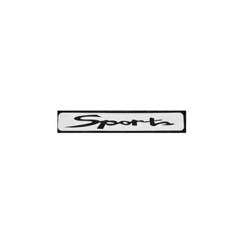 Abtibild Sports auto culoare alb decorativ pentru exterior si interior
