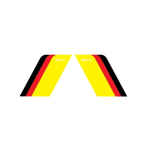 Abtibild Sports model German auto decorativ pentru exterior si interior