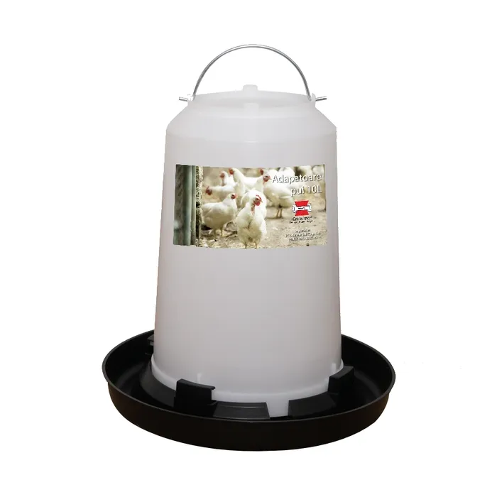 Adapatoare pentru pasari, plastic cu maner, 10 l, 34 x 33 ccm