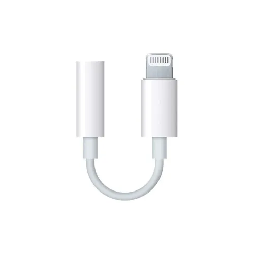 Adaptor audio Lightning tata la Jack 3.5 mm mama compatibil iPhone 10 cm