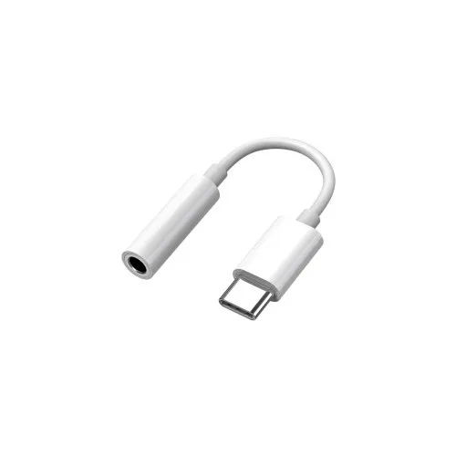 Adaptor audio Type C la Jack 3.5 mm mama alb 10 cm