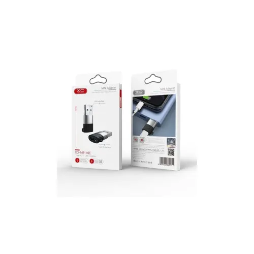 Adaptor conector XO Type C la USB-A 2.0 negru — imaginea 4