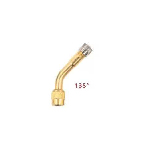 Adaptor prelungire valva camion din cupru 135 grade — imaginea 3