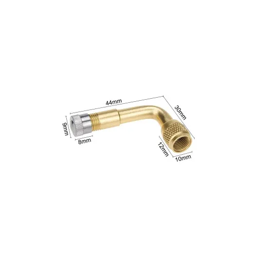 Adaptor prelungire valva camion din cupru 90 grade — imaginea 2