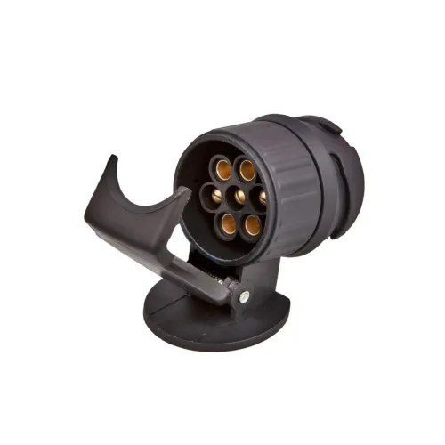 Adaptor priza remorca 13 la 7 pini mufa auto rulota platforma — imaginea 2