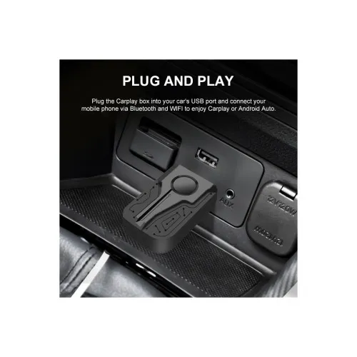 Adaptor wireless CarPlay si Android Auto 2 in 1 compatibil iOS si Android — imaginea 3