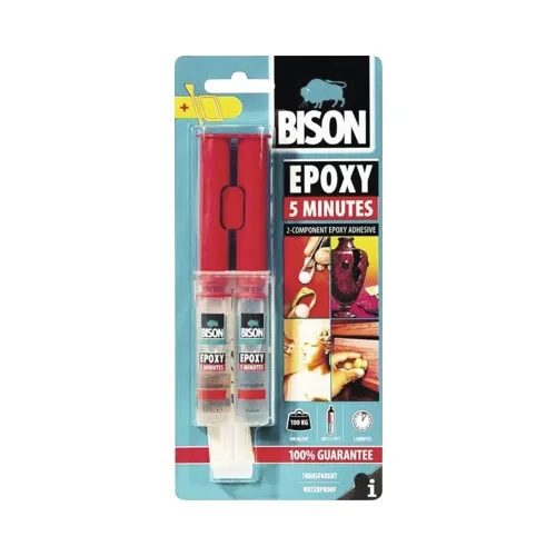 Adeziv epoxidic bicomponent rapid Bison Epoxy 2x12 ml