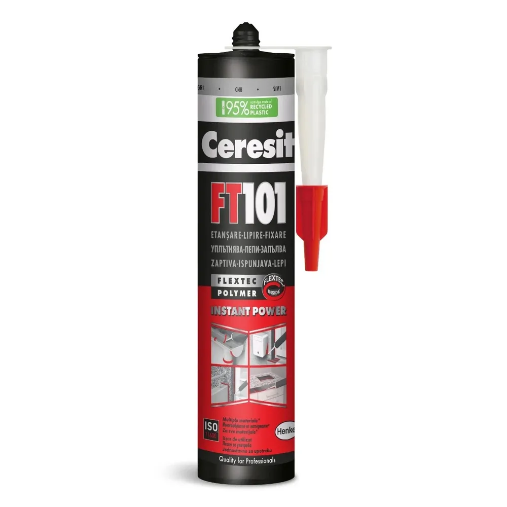 Adeziv etansant Ceresit FT 101, gri, 280 ml