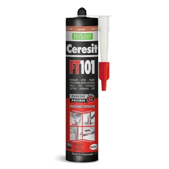 Adeziv etansant Ceresit FT 101, maro, 280 ml