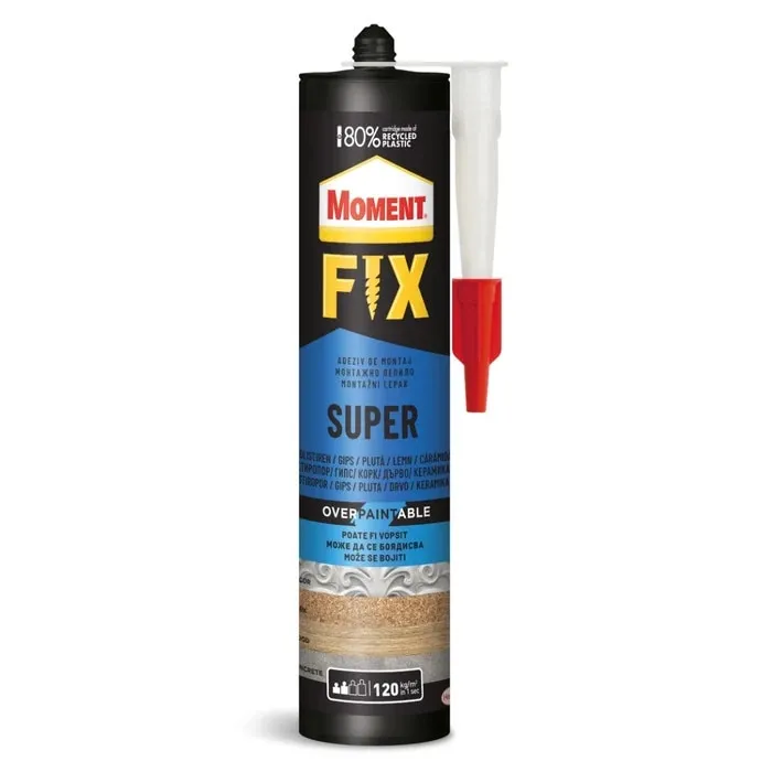 Adeziv pentru polistiren si gips carton, Moment Fix Super, interior, alb, 400 g