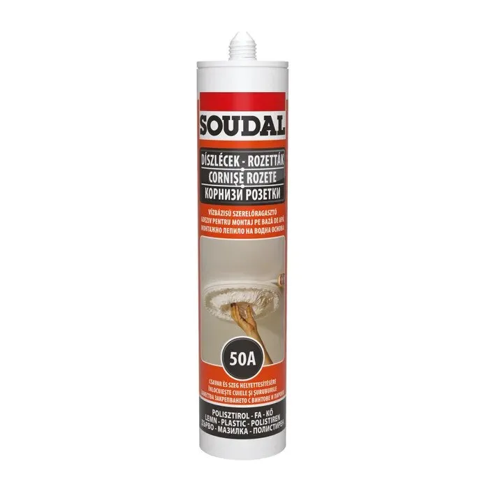 Adeziv pentru polistiren, Soudal 50A, alb, 280 ml