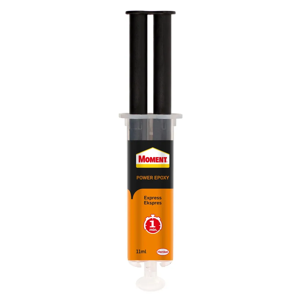 Adeziv pentru suprafete multiple, Moment Power Epoxy, interior / exterior, transparent, 11 ml
