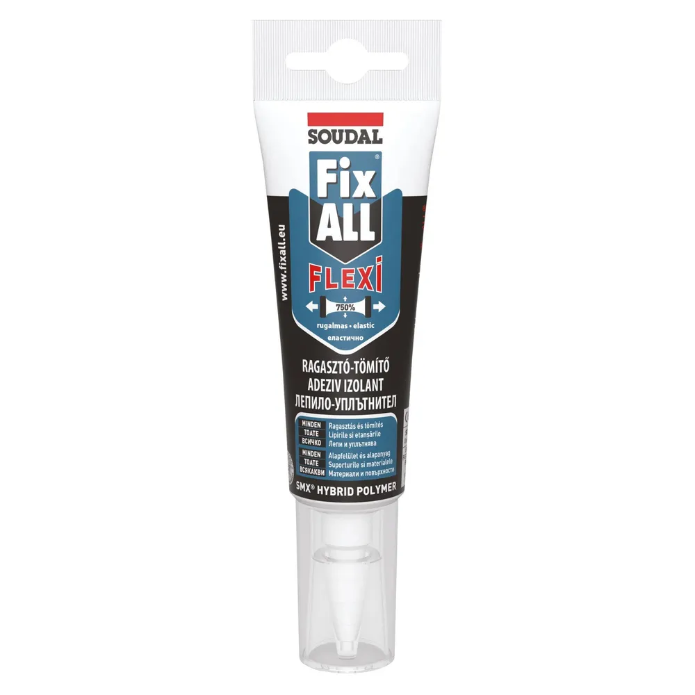 Adeziv pentru suprafete multiple, Soudal Fix All Flexi, alb, 125 ml