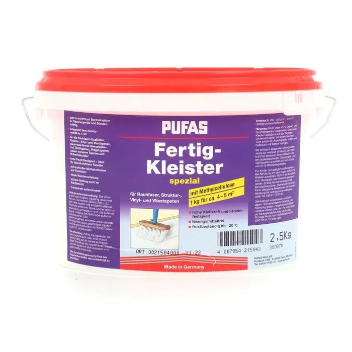 Adeziv pentru tapet, interior, Pufas Special, 2.5 kg