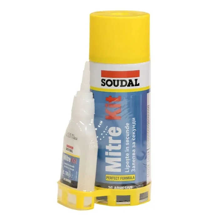 Adeziv rapid bicomponent Soudal, 100 g + activator 400 ml