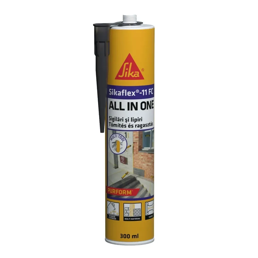 Adeziv sigilant Sika Sikaflex-11 FC Purform, gri antracit, 300 ml