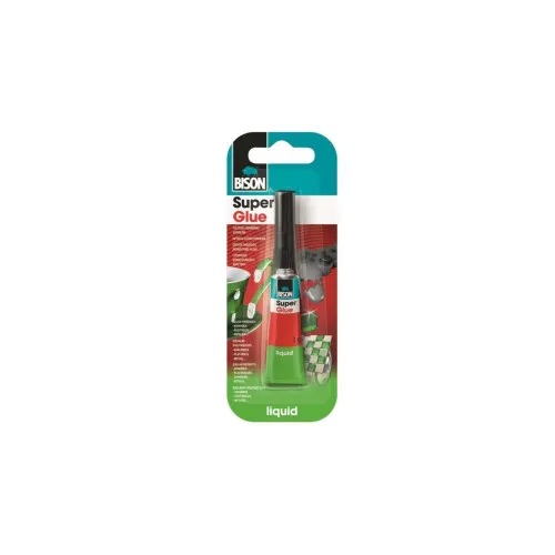 Adeziv Super Glue Bison, 3g, lipire rapida si rezistenta