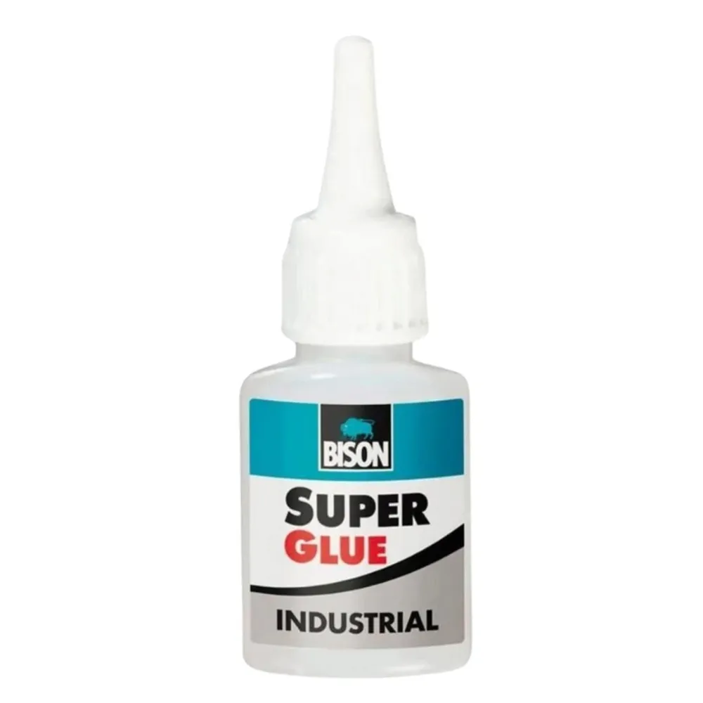 Adeziv universal, Bison Super Glue Industrial, transparent, 20 g