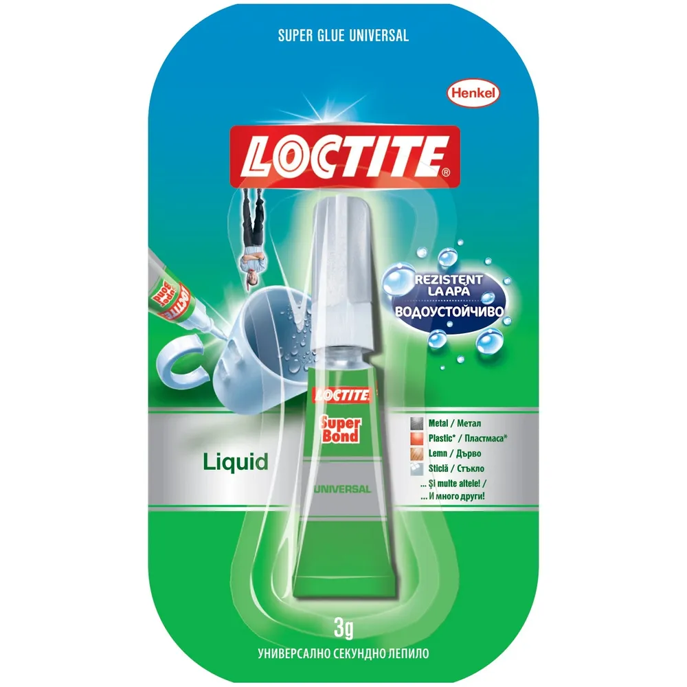 Adeziv universal, Loctite, transparent, 3 g