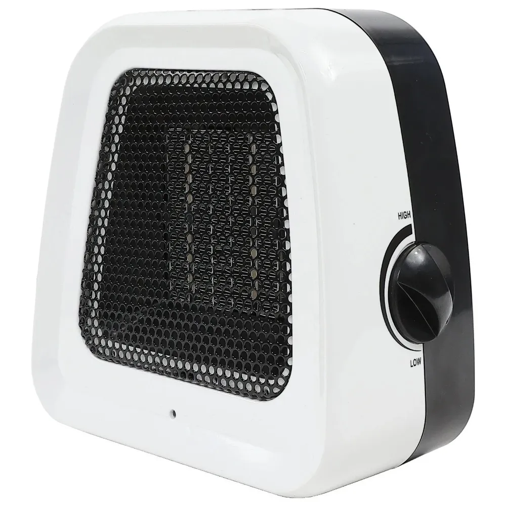 Aeroterma aer cald, electrica, Paxton AE-500PTC, 1 treapta, 0.5 kW, oprire automata, termostat, protectie la supraincalzire, 165 x 90 x 160 mm