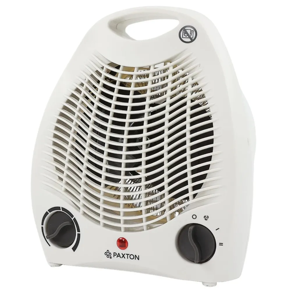 Aeroterma aer cald / rece, electrica, Paxton AE-2000F3, 3 trepte, 2 kW, termostat, mod ventilare, 217 x 132 x 257 mm, 230 V