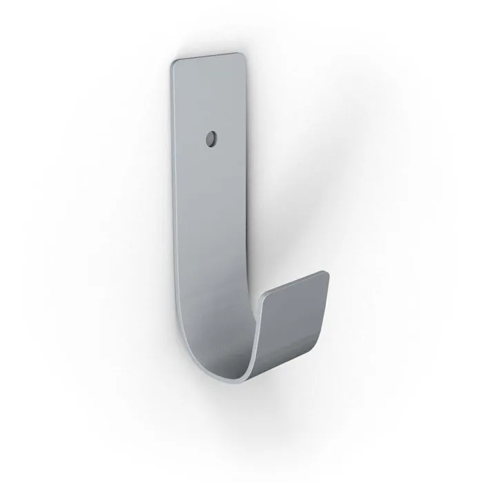 Agatatoare cuier mobila cu 1 carlig, metal, argintiu, pentru dormitor, hol, prindere pe mobila / perete, Jolly 105143 094G