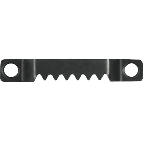 Agatatoare tablou, tip crocodil, neagra 56x10 mm