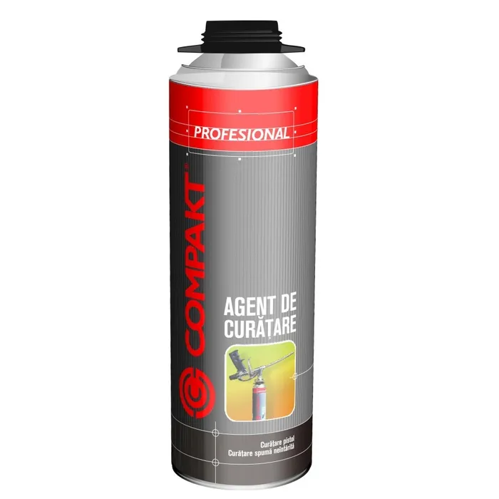 Agent de curatare spuma poliuretanica neintarita, Compakt, 500 ml
