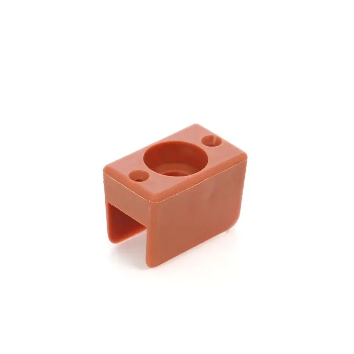 Alunecatori din plastic, cires, 38 x 19 mm, set 8 bucati