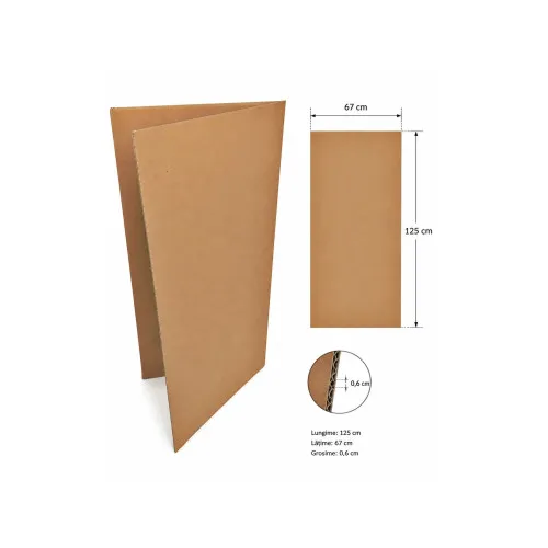 Ambalaj carton cu autoformare pentru perdele auto 125 x 67 x 0,6 cm — imaginea 3