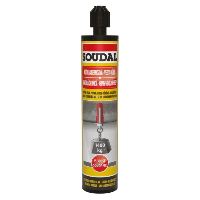 Ancora chimica Soudal Soudafix P-300SF, interior / exterior, 280 ml
