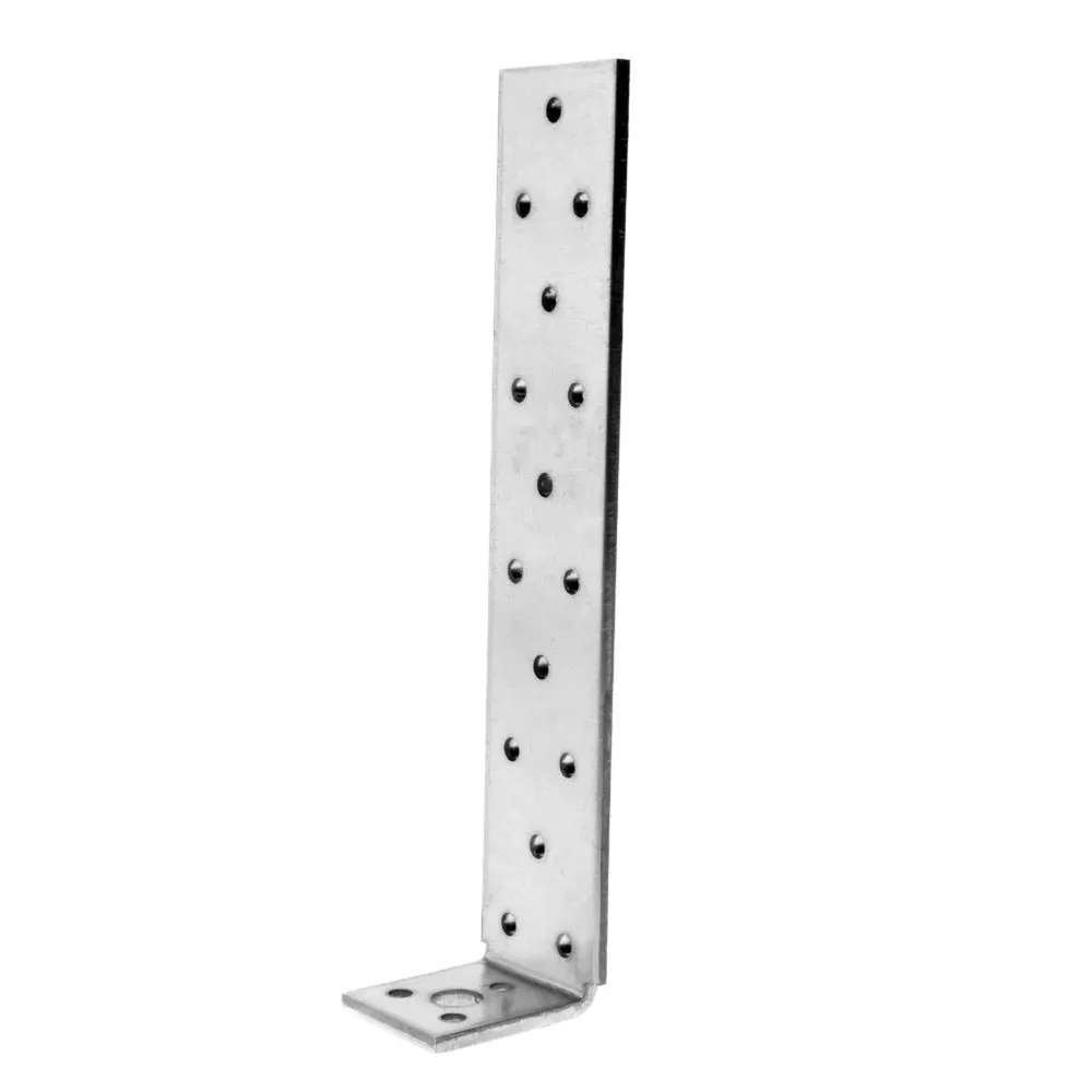 Ancora pentru stalpi lemn, tip L, otel zincat, Vormann 103091, 200 x 40 x 40 mm