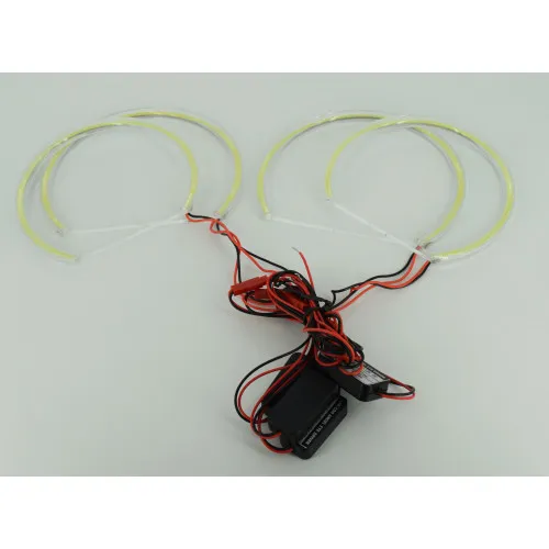 Angel Eyes COB compatibil BMW seria 3 E46 (far fara lupa) — imaginea 3