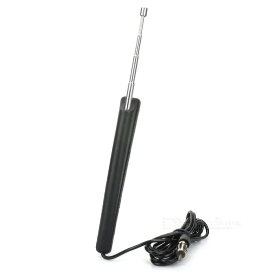 Antena telescopica FM01, 3 tronsoane, 14-40cm, lungime cablu 1m