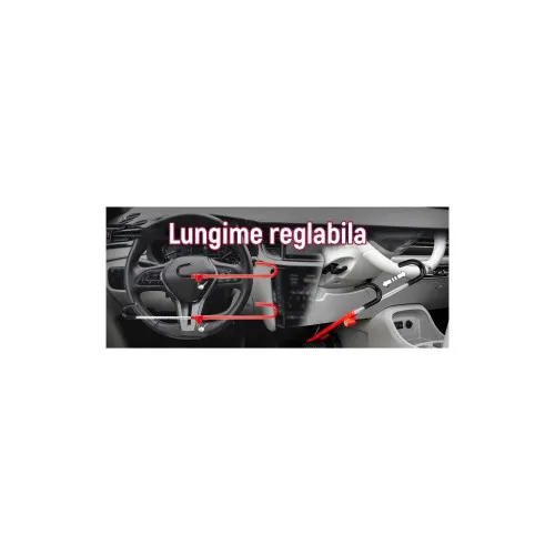 Antifurt pentru volan si pedala cu 2 chei — imaginea 6