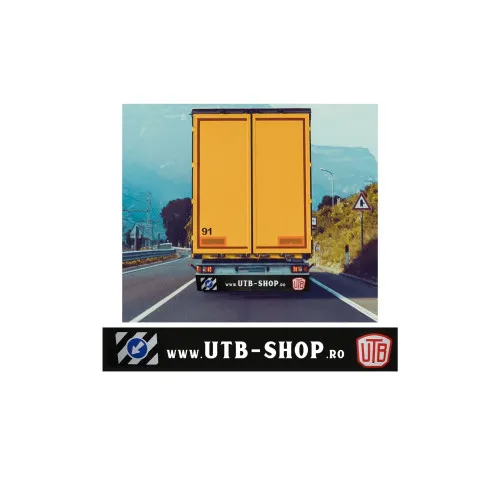 Aparatoare noroi camion HIGH QUALITY 240x35cm din cauciuc rezistent inscriptionat cu UTB SHOP — imaginea 4