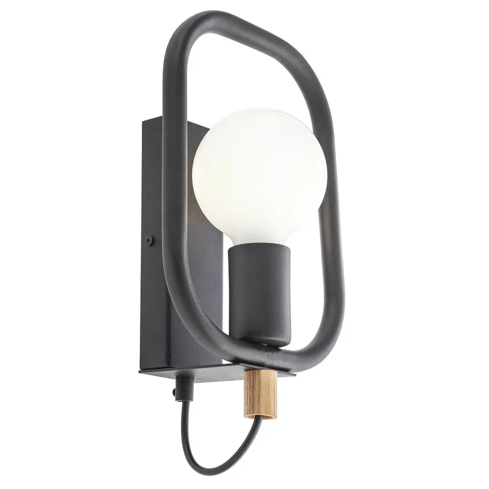 Aplica Aeris 01-2406, 1 x E27, negru, modern