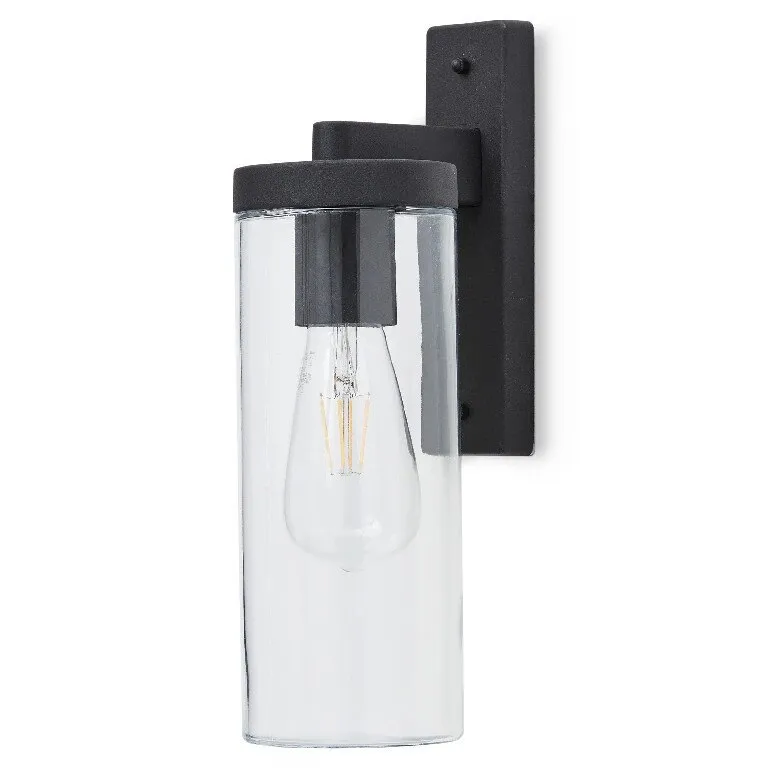 Aplica exterior GOODHOME Cantwell, E27, 60W, negru