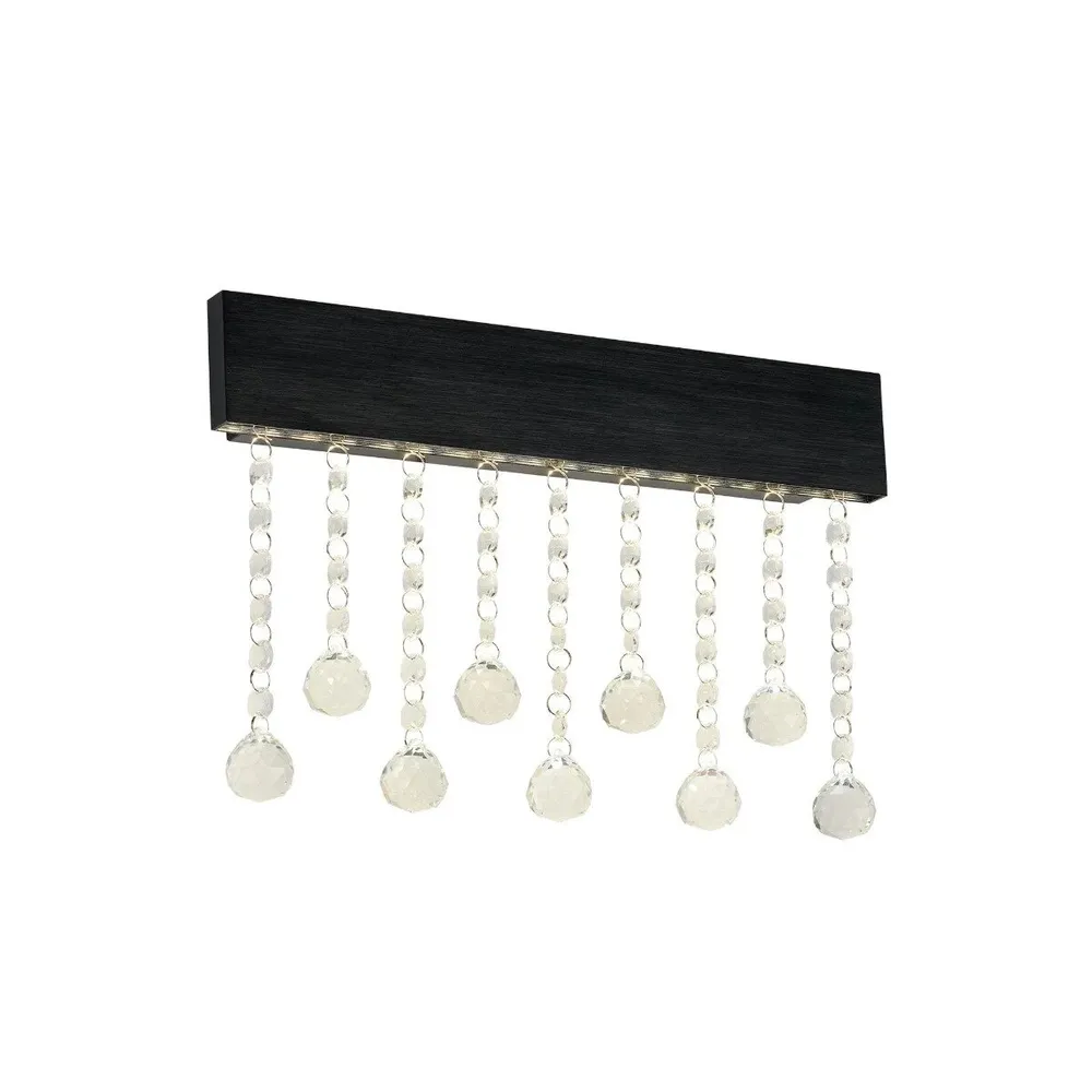 Aplica LED Royalty KL141025, 12 W, 790 lm, lumina neutra, negru, modern